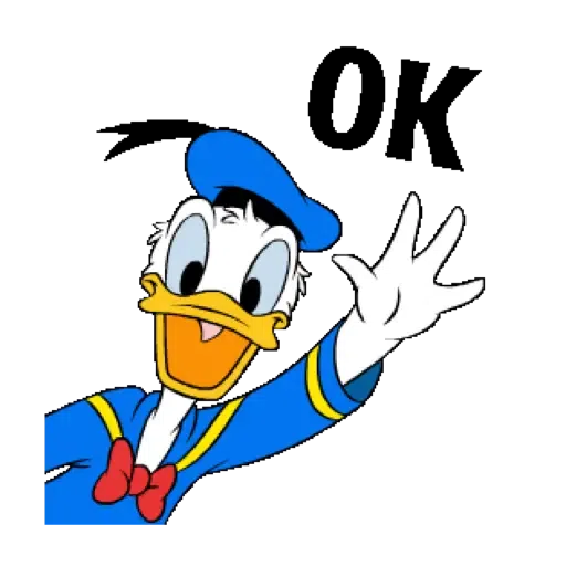 Donald Duck - Sticker 1