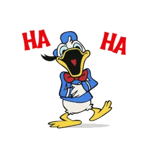 Donald Duck- Sticker