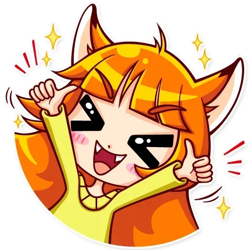Fox Girl - Sticker 4