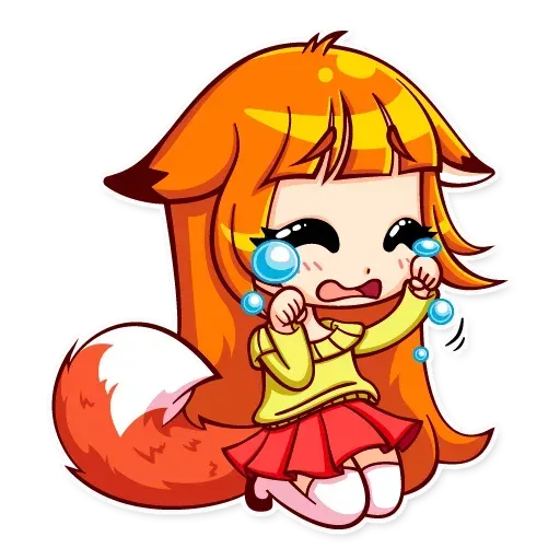 Fox Girl - Sticker 7