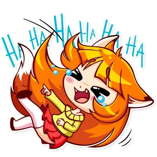 Fox Girl - Sticker 2