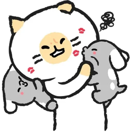 [ 알림 ] 개 키우는 고양이, 캣시터 - Sticker 8