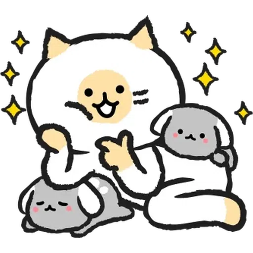 [ 알림 ] 개 키우는 고양이, 캣시터 - Sticker 3