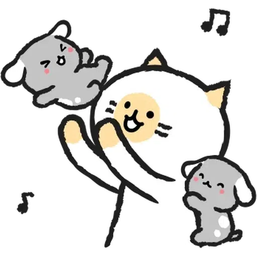 [ 알림 ] 개 키우는 고양이, 캣시터 - Sticker 2