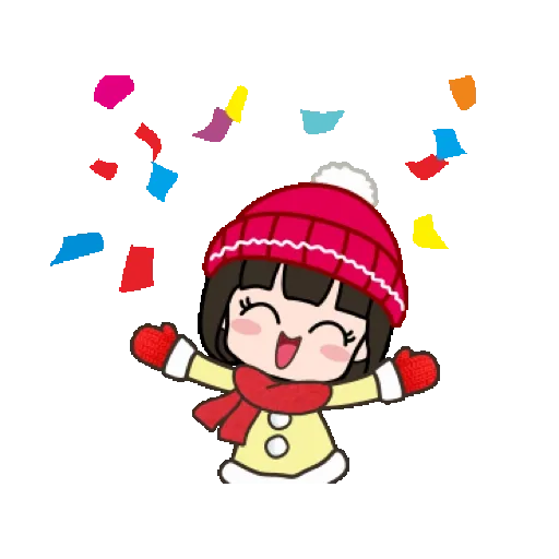 荷娜♡祝你虎年快樂♡3 (新年, CNY) GIF* - Sticker 8