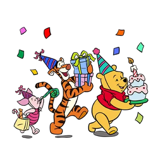 小熊維尼 生龍活虎新年貼圖 (Winnie the Pooh, CNY) (2) - Sticker 8