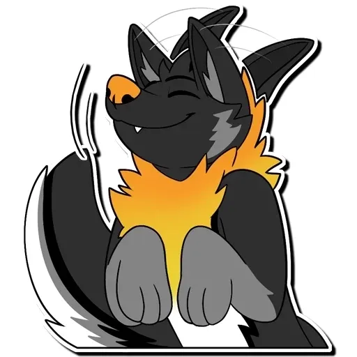 Furry 4- Sticker