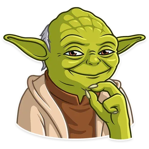 Master Yoda- Sticker