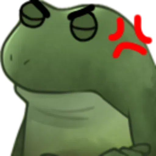 Worry Frog- Sticker