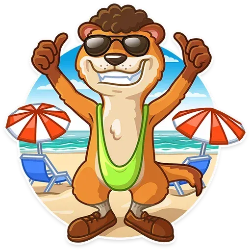 It's Vacation Time - Sticker 3