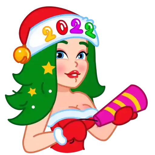 Christmas girl - Sticker 8