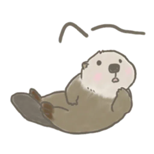 Otter’s kawaii sea otter - Sticker 6