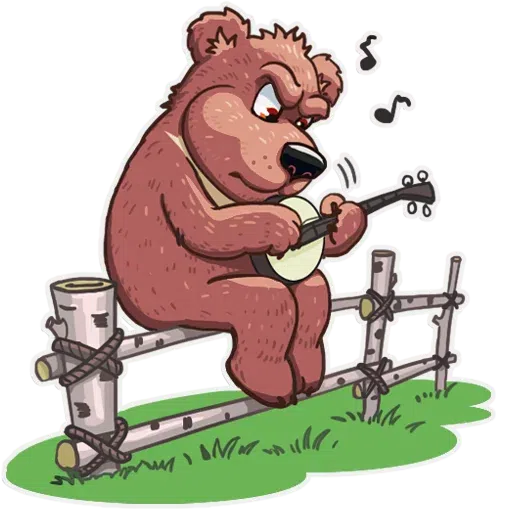 Bear play - Sticker 2