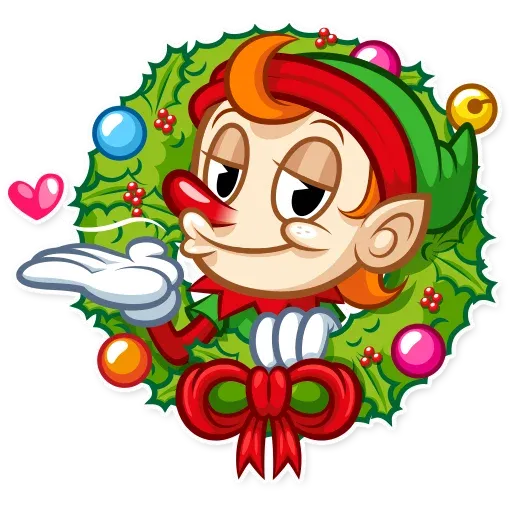 Christmas Elf - Sticker
