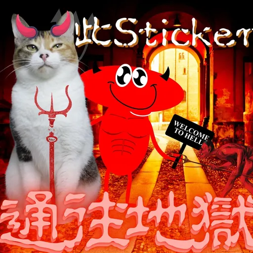 港短閪貓團（動作篇） - Sticker 4