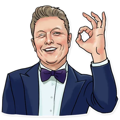 Elon Musk - Sticker 7