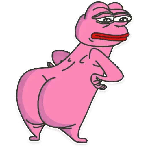 Pink Pepe 2 - Sticker 4