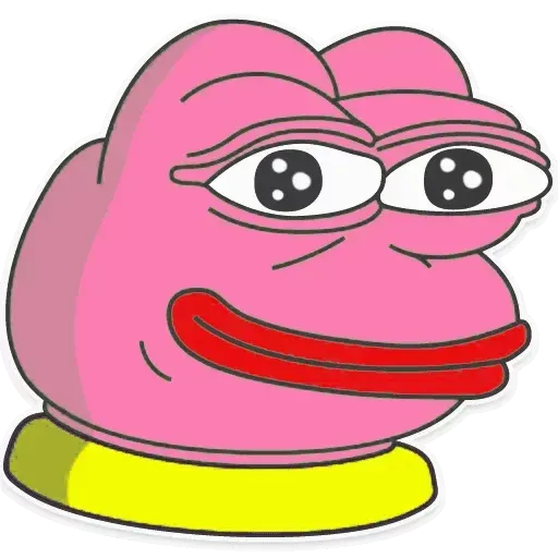 Pink Pepe 2- Sticker