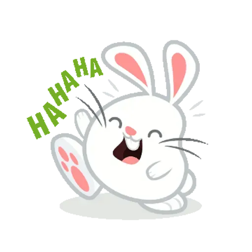 Hangouts bunny full - Sticker 8