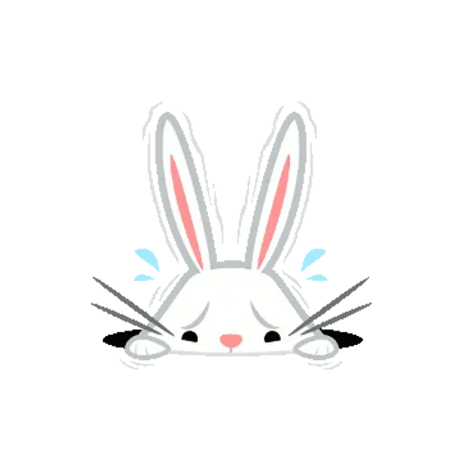 Hangouts bunny full - Sticker 1