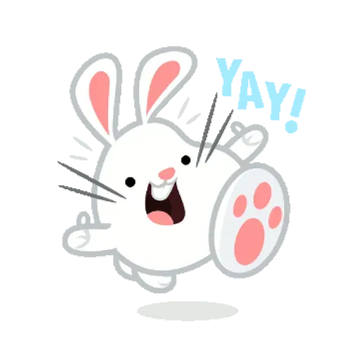 Hangouts bunny full - Sticker 2