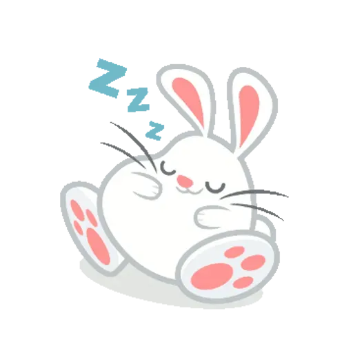 Hangouts bunny full - Sticker