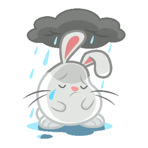 Hangouts bunny full - Sticker 5