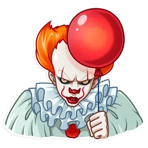 клоун ебанный - Sticker 7