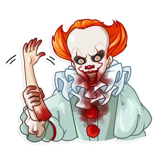 клоун ебанный - Sticker 5