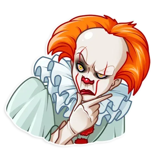 клоун ебанный - Sticker 8
